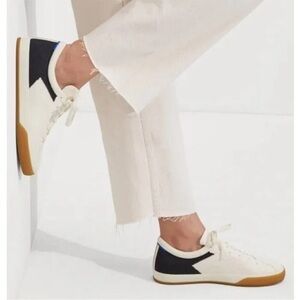 Rothy’s “The Lace Up Sneaker” in Blonde, size 8